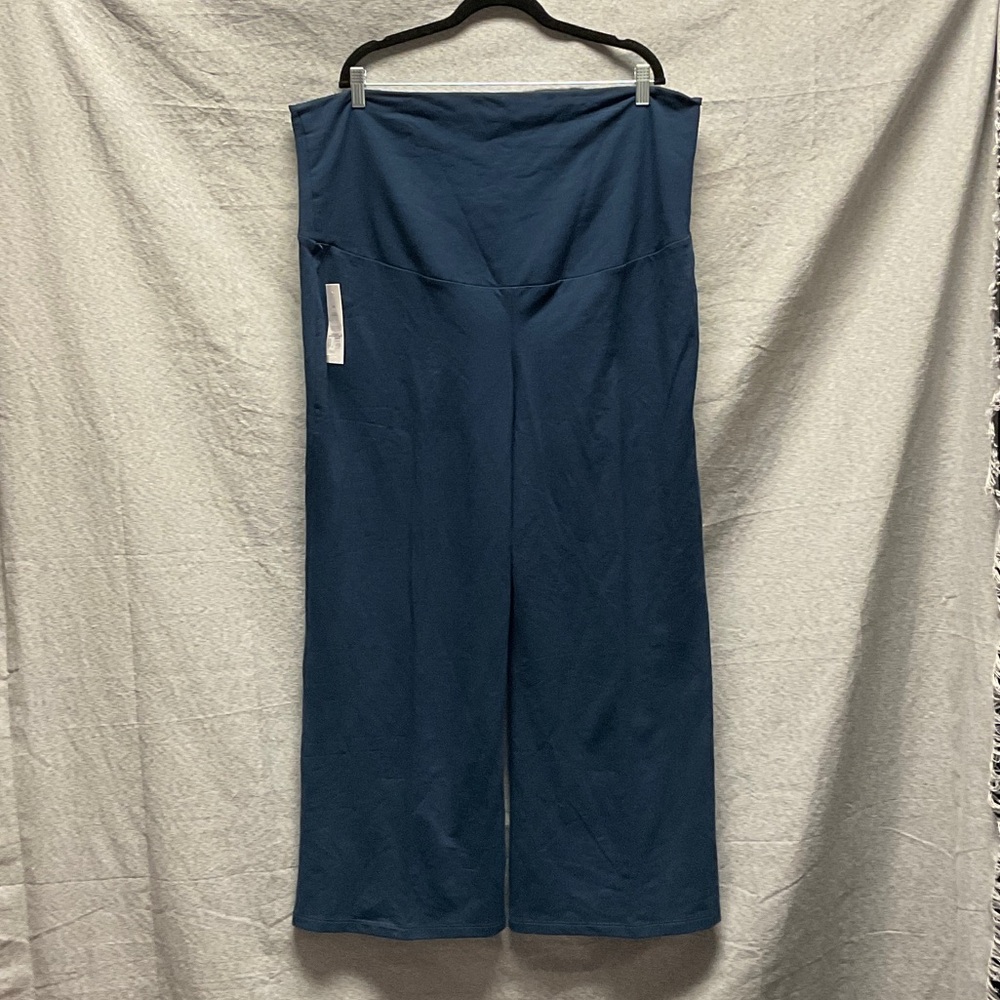 Isabel Maternity by Ingrid & Isabel Blue Wide-Leg Pants